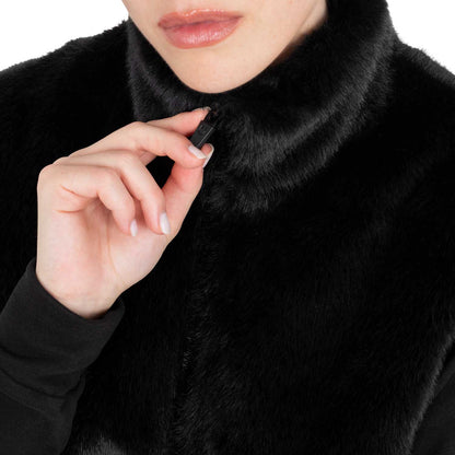 Equestro Women's faux fur vest
