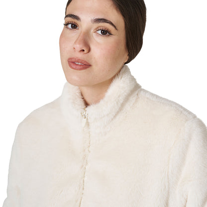 Equestro Women's outerwear in faux fur