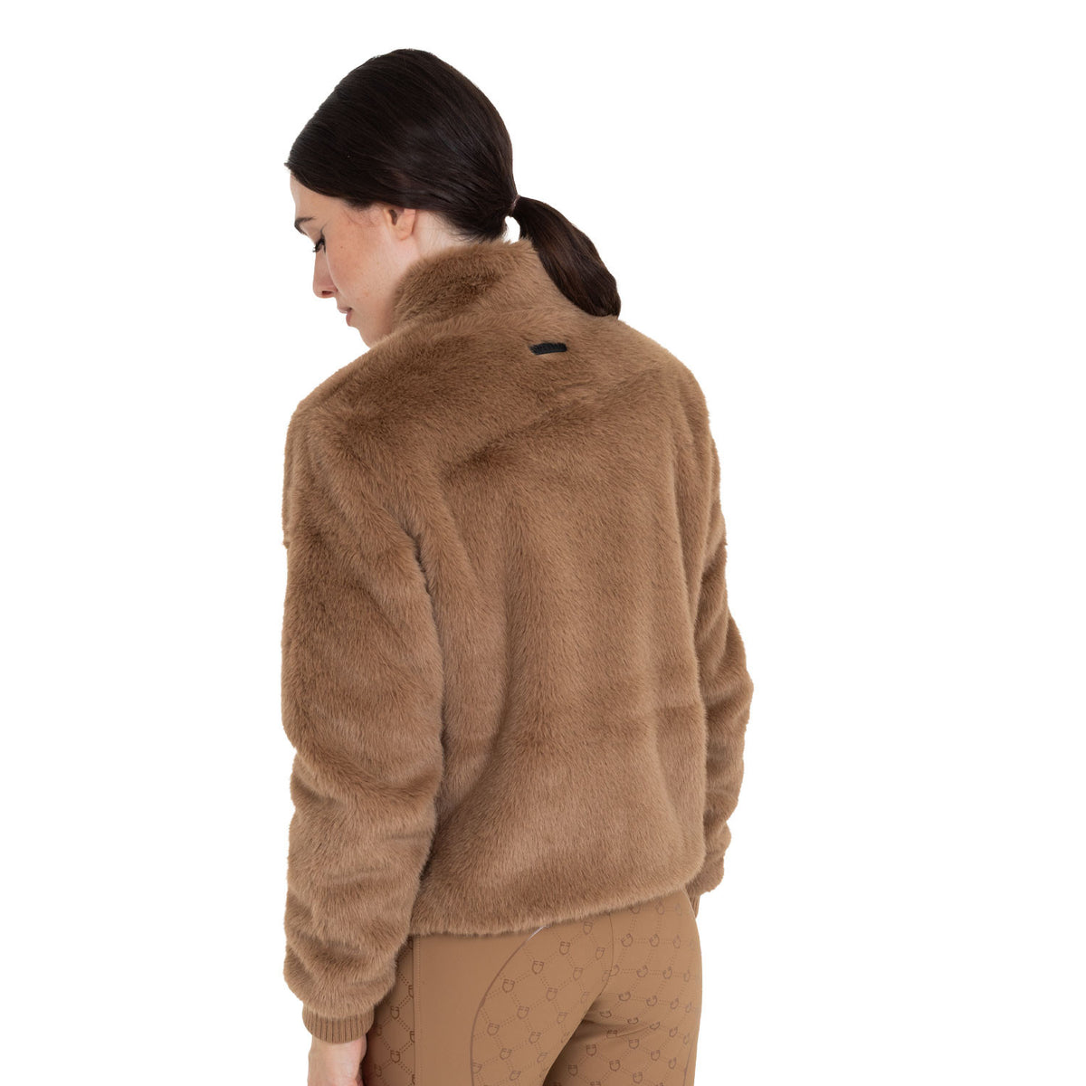 Equestro Women's outerwear in faux fur