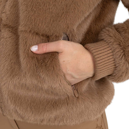 Equestro Women's outerwear in faux fur
