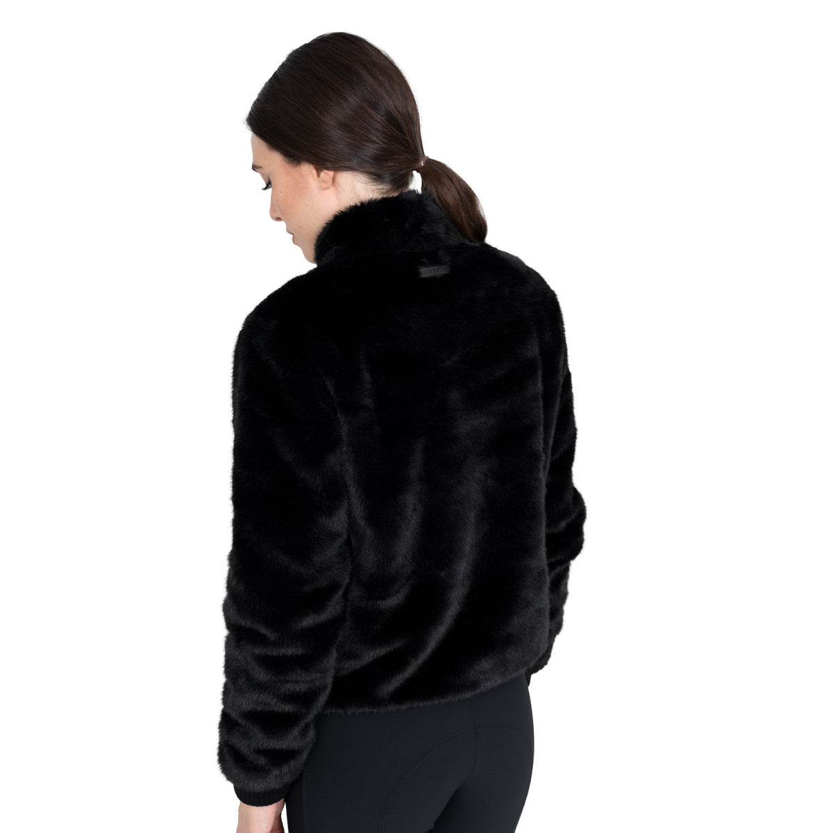 Equestro Women's outerwear in faux fur