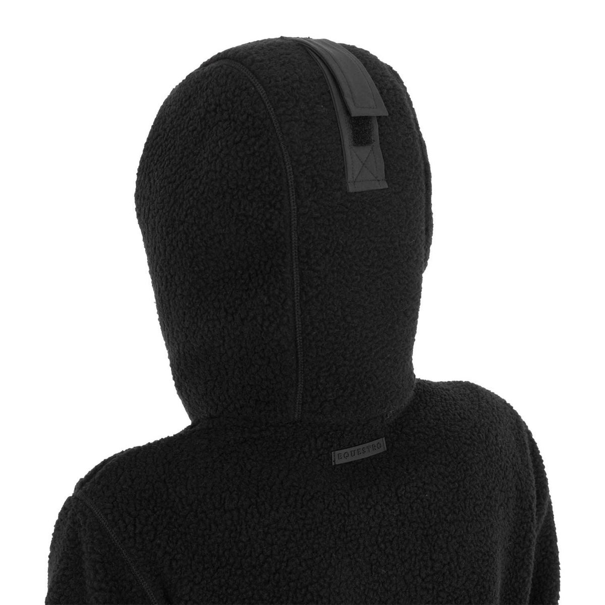 Equestro Women's teddy fleece hoodie with zip