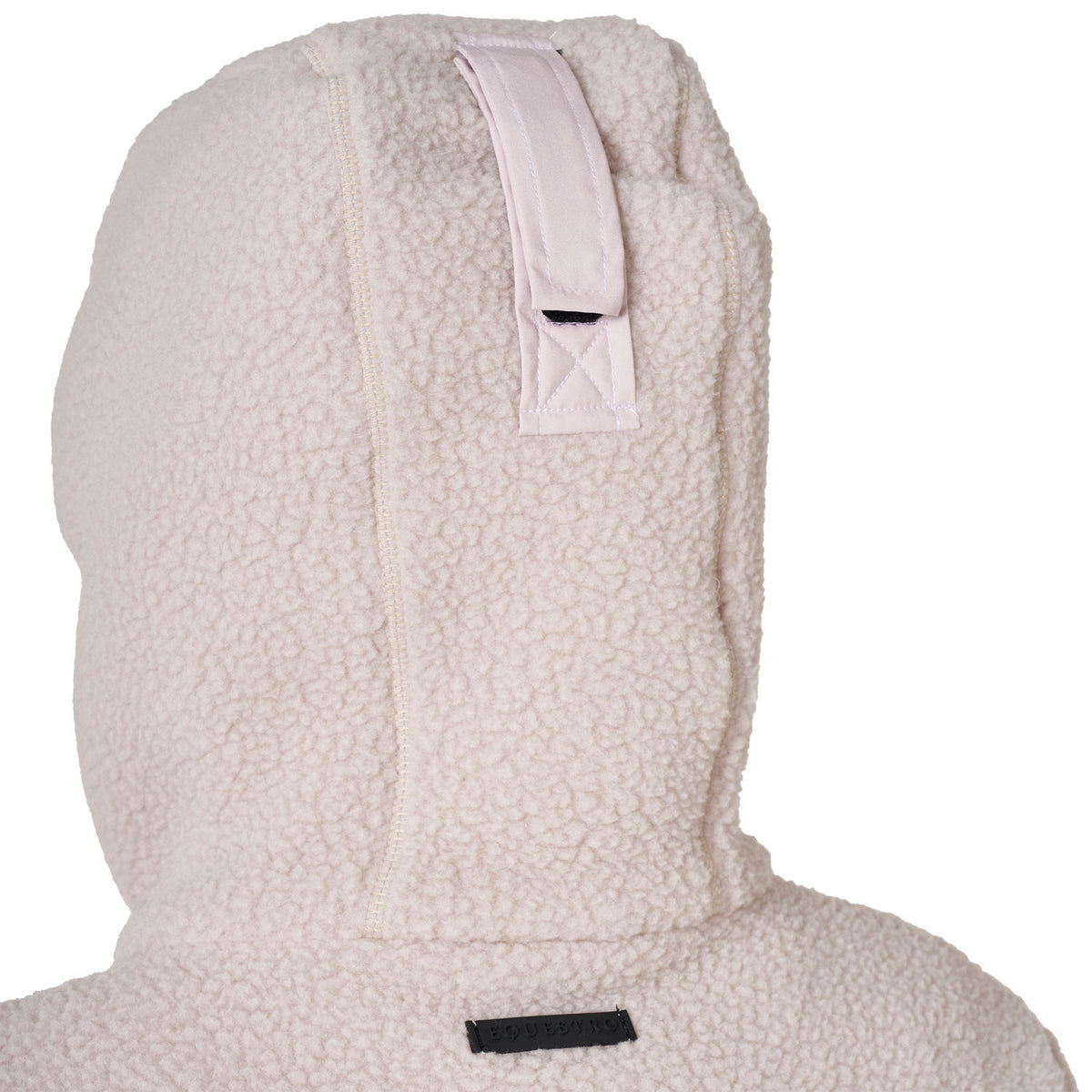 Equestro Women's teddy fleece hoodie with zip