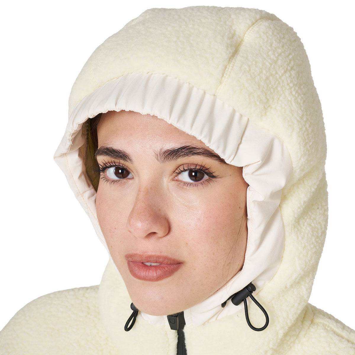 Equestro Women's down jacket with teddy inserts