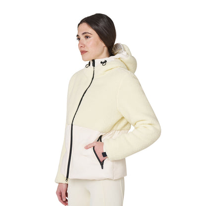Equestro Women's down jacket with teddy inserts