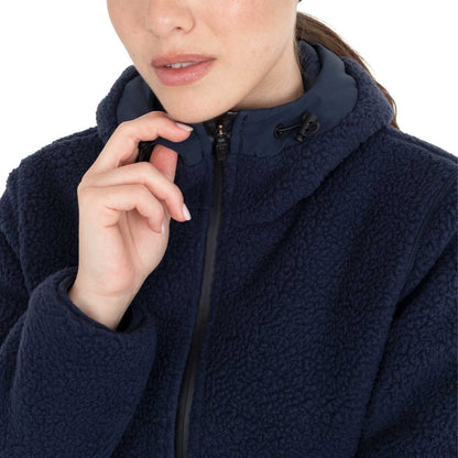 Equestro Women's down jacket with teddy inserts