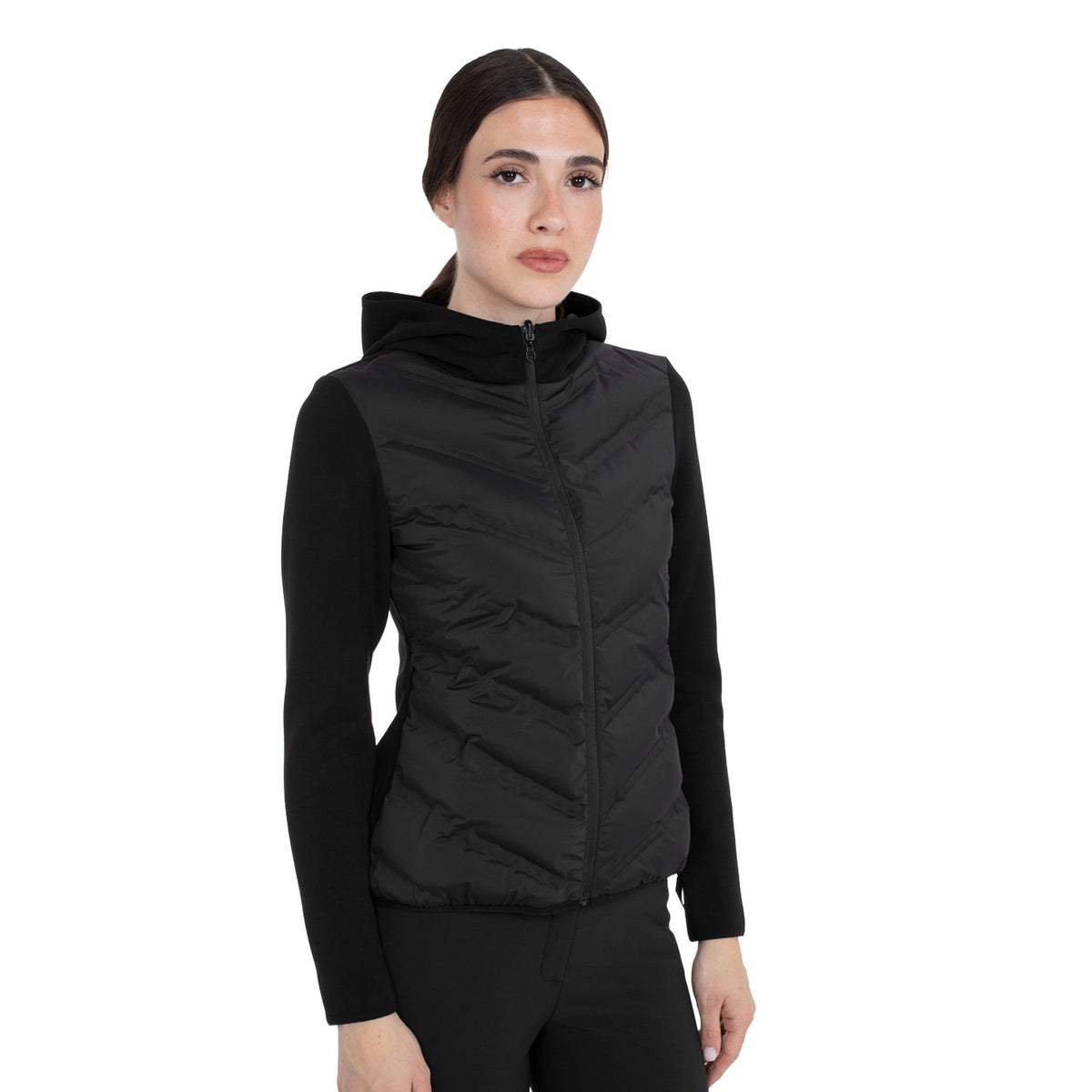 Equestro Women's technical outerwear with front padding