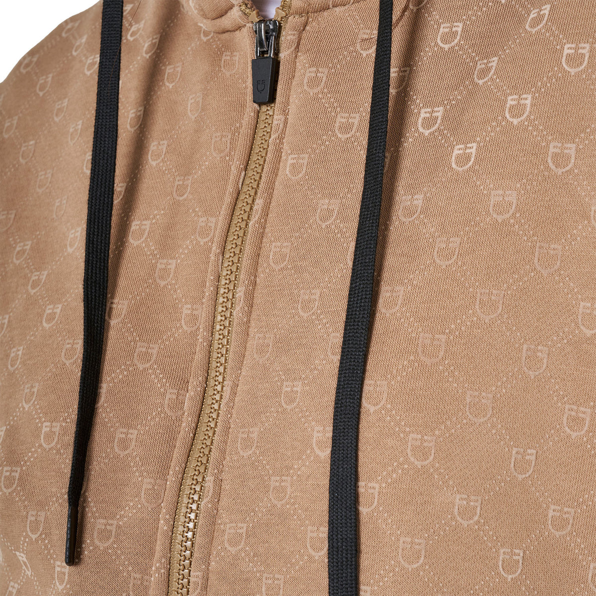 Equestro Women's monogram hooded sweatshirt