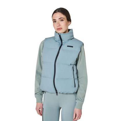 Equestro Women's padded high collar vest