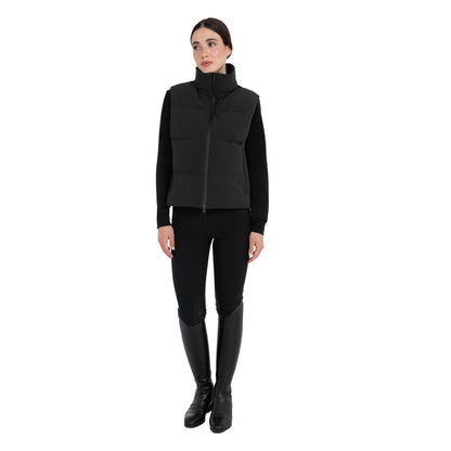 Equestro Women's padded high collar vest