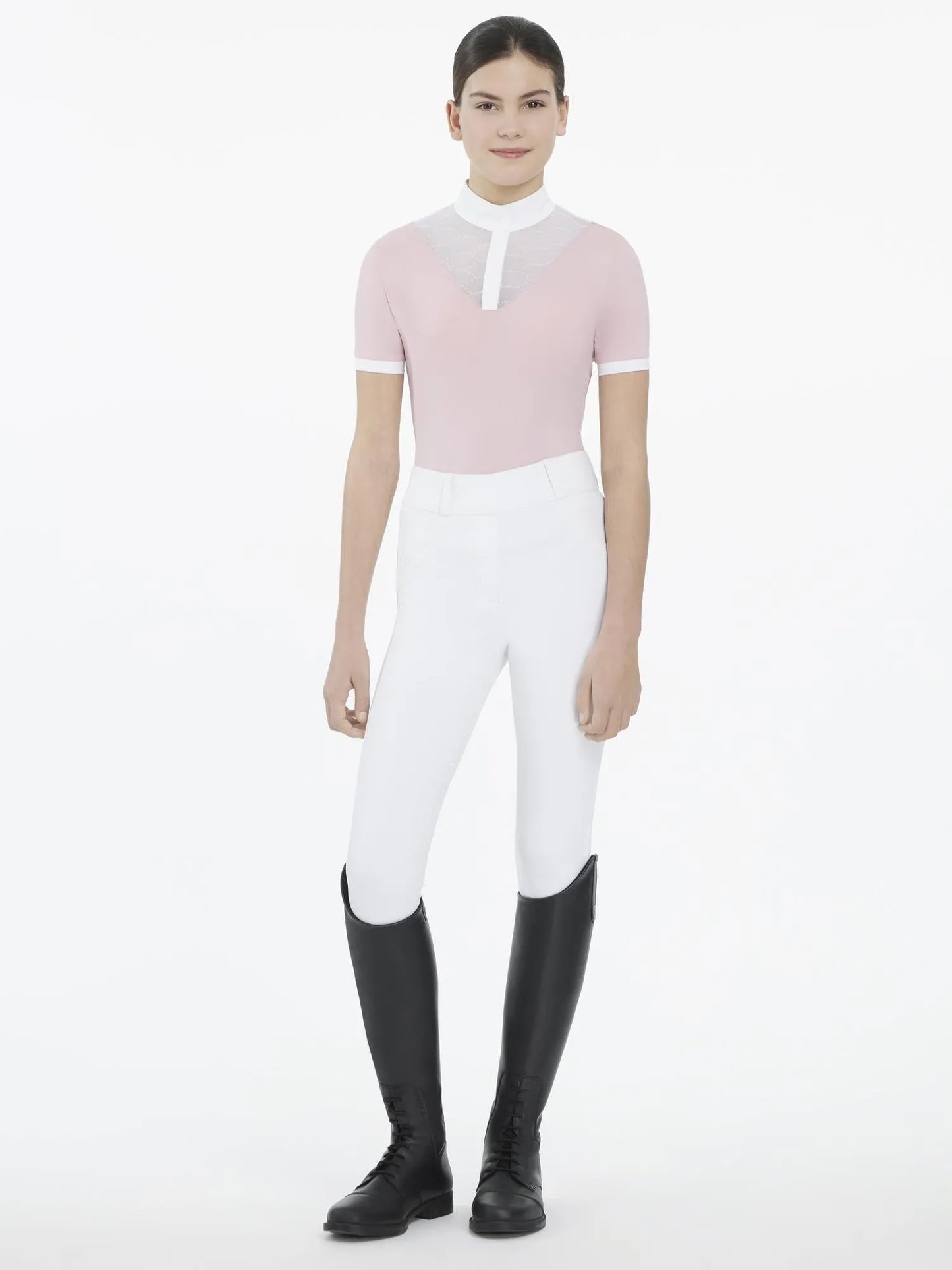 LeMieux SS25 Young Rider Eva Short Sleeve Show Shirt