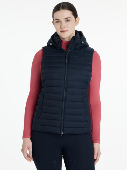 LeMieux AW26 Rose Hooded Puffer Gilet