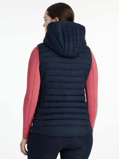 LeMieux AW26 Rose Hooded Puffer Gilet