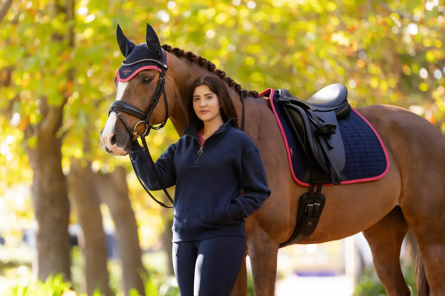 LeMieux AW25 Suede Dressage Square