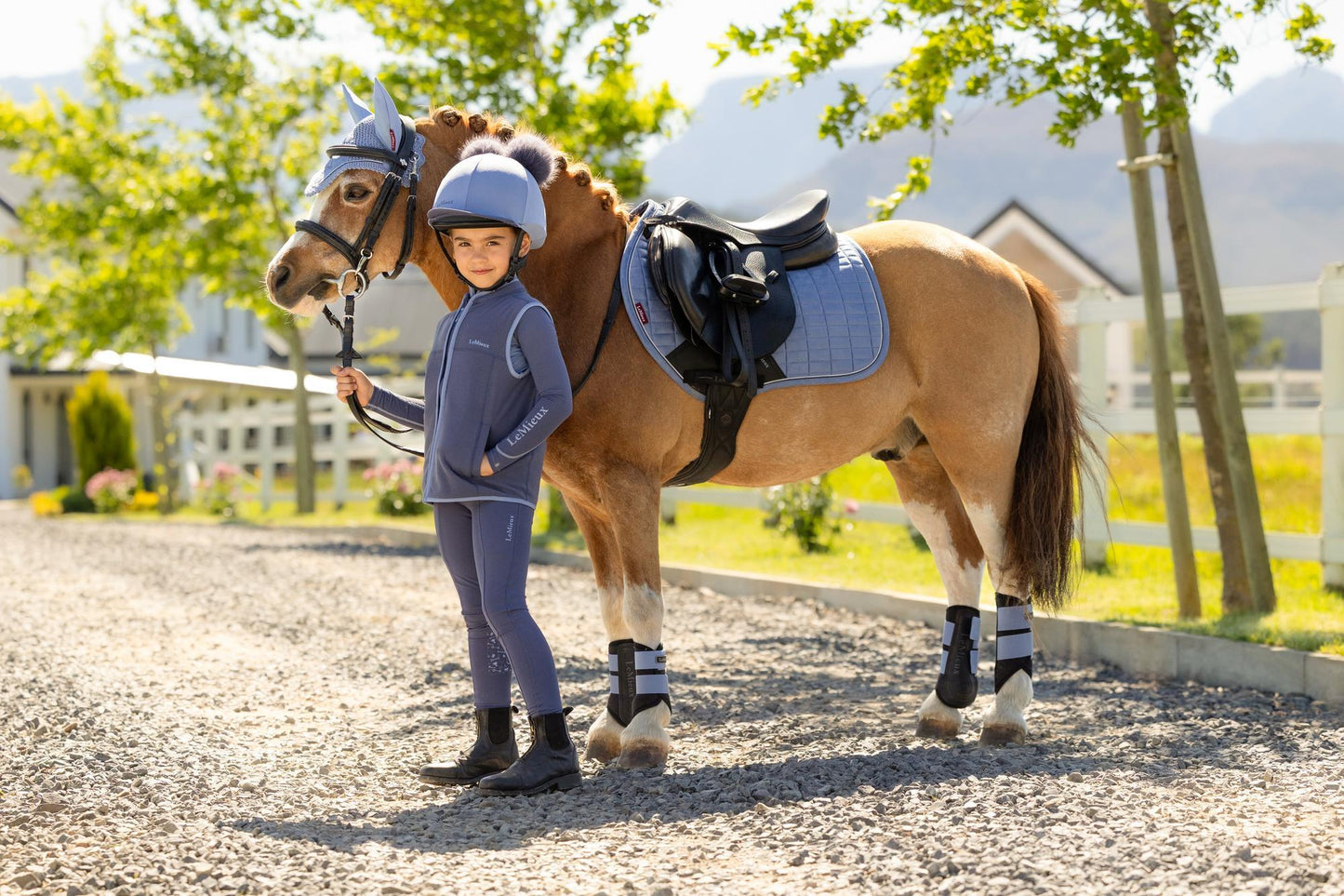 LeMieux SS26 Mini Suede Close Contact Square