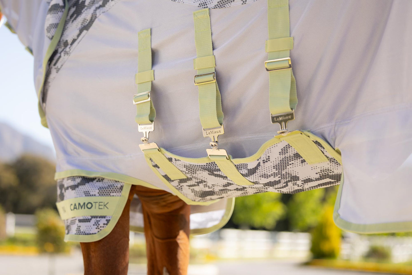 LeMieux SS26 Arika Camo Shower-Tek Fly Rug