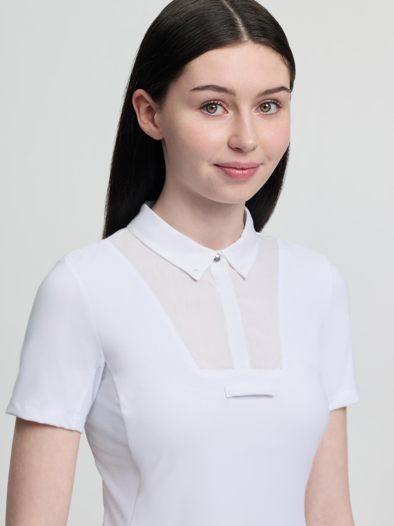 LeMieux SS26 Junior Short Sleeve Primrose Show Shirt