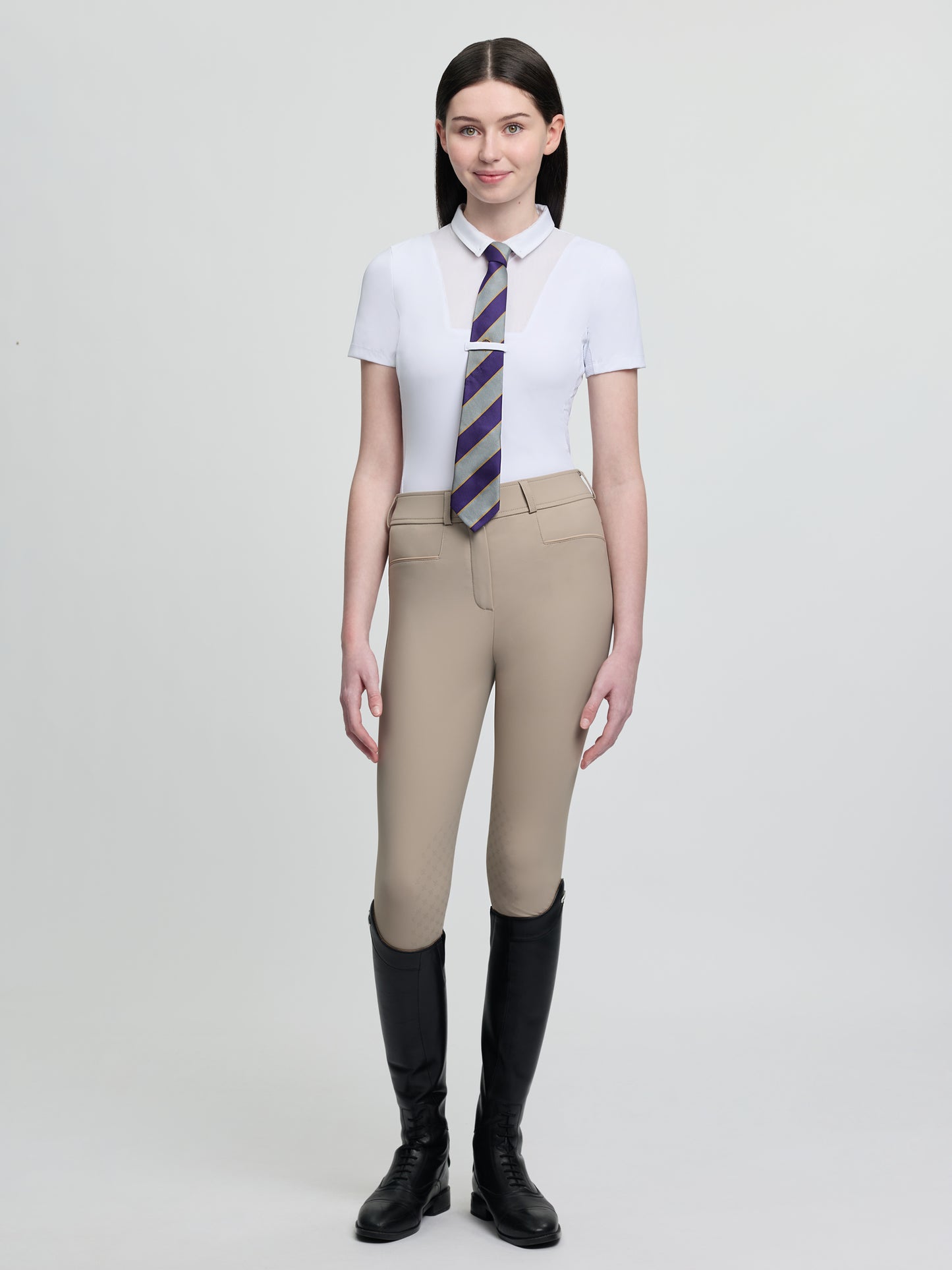 LeMieux SS26 Junior Short Sleeve Primrose Show Shirt