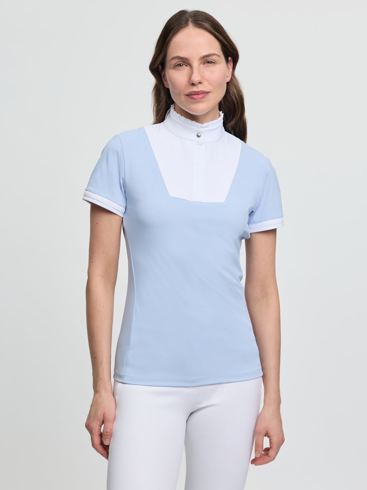 LeMieux SS26 Ladies Sophia Short Sleeve Pleated Show Shirt