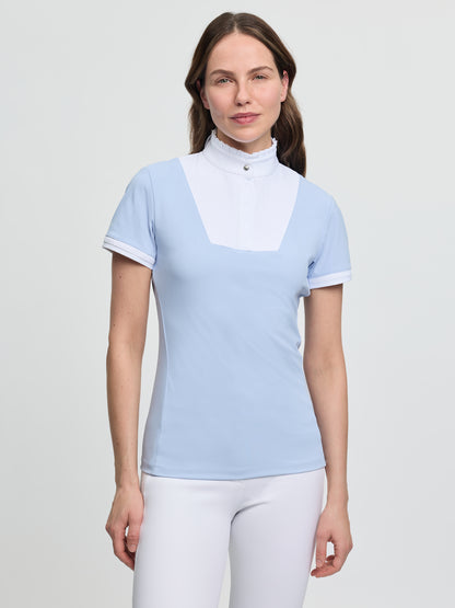 LeMieux SS26 Ladies Sophia Short Sleeve Pleated Show Shirt