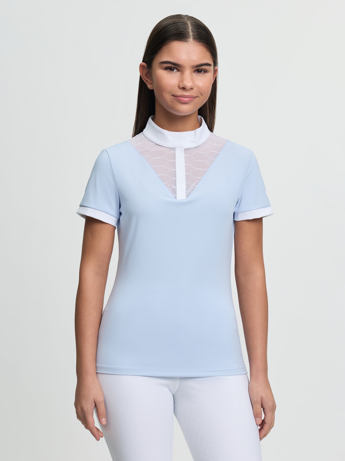 LeMieux SS26 Young Rider Eva Short Sleeve Show Shirt