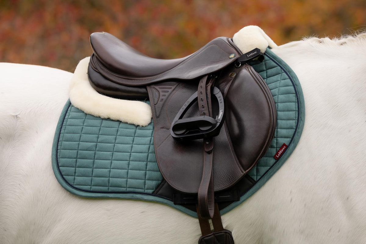 LeMieux AW26 Merino+ Suede Classic Close Contact Square