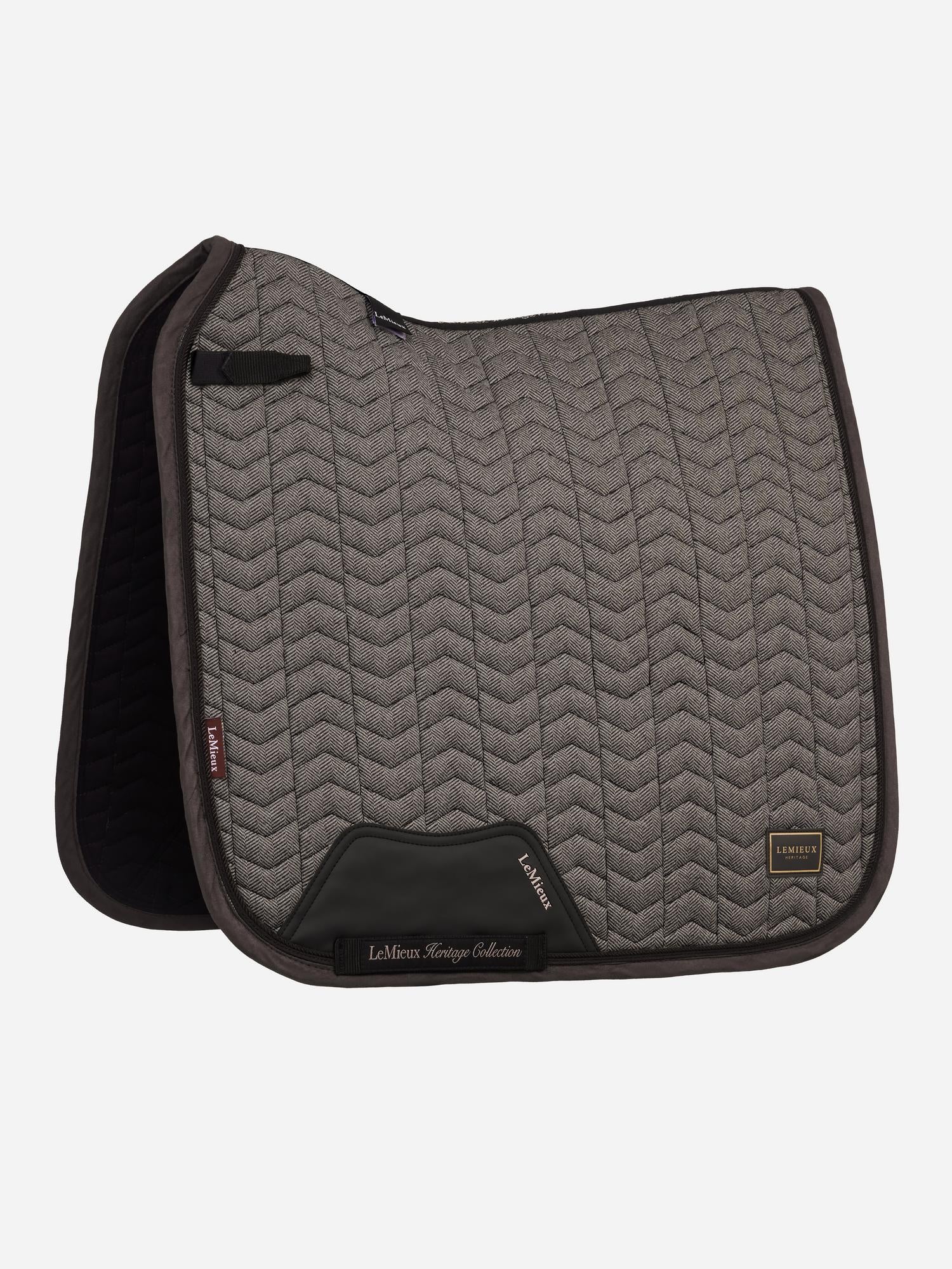 LeMieux AW26 Heritage Herringbone Dressage Square - Cocoa