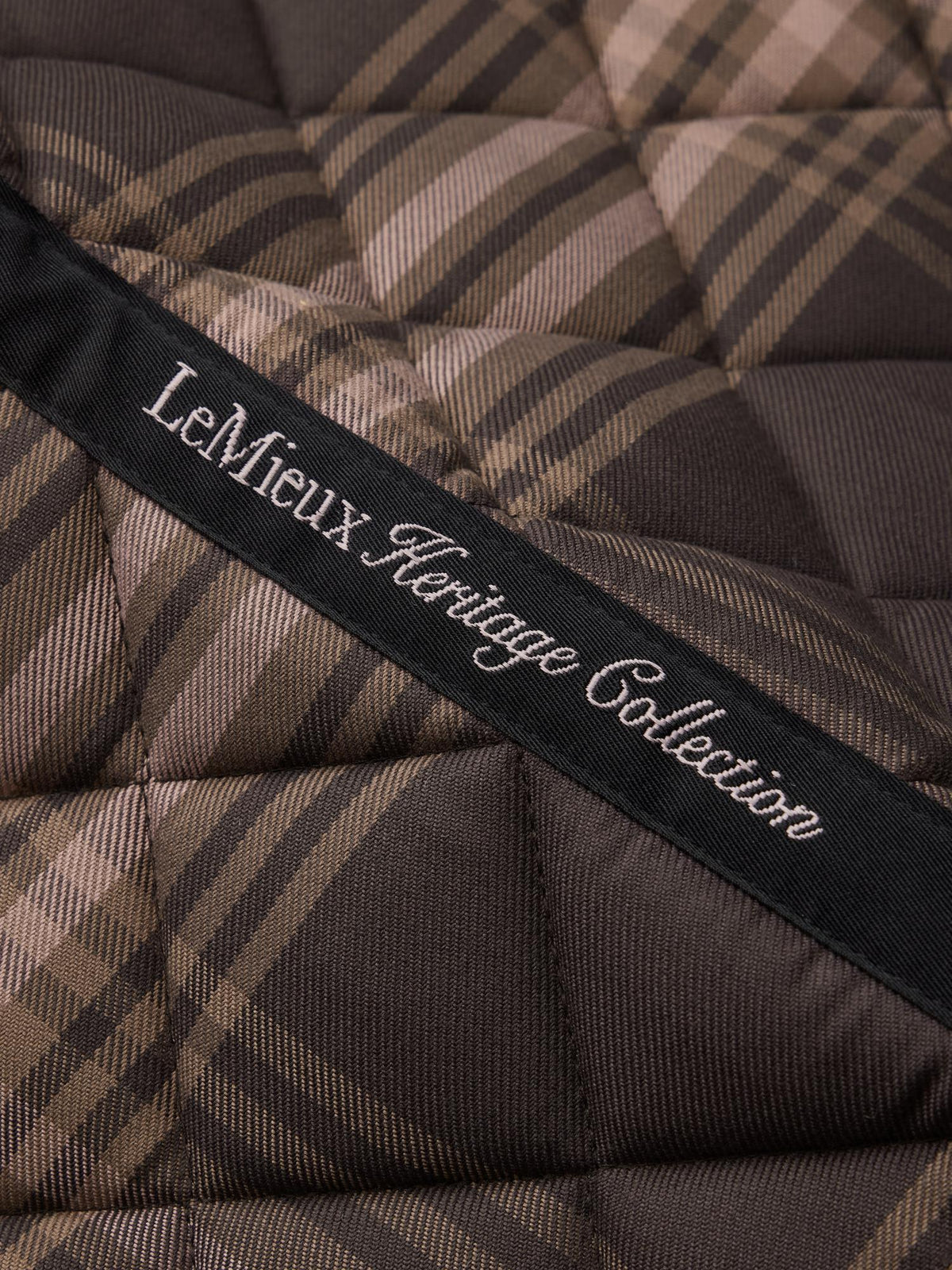 LeMieux AW26 Heritage Check Dressage Square
