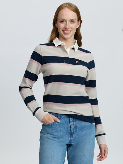 LeMieux AW26 Sloane Stripe Rugby Shirt