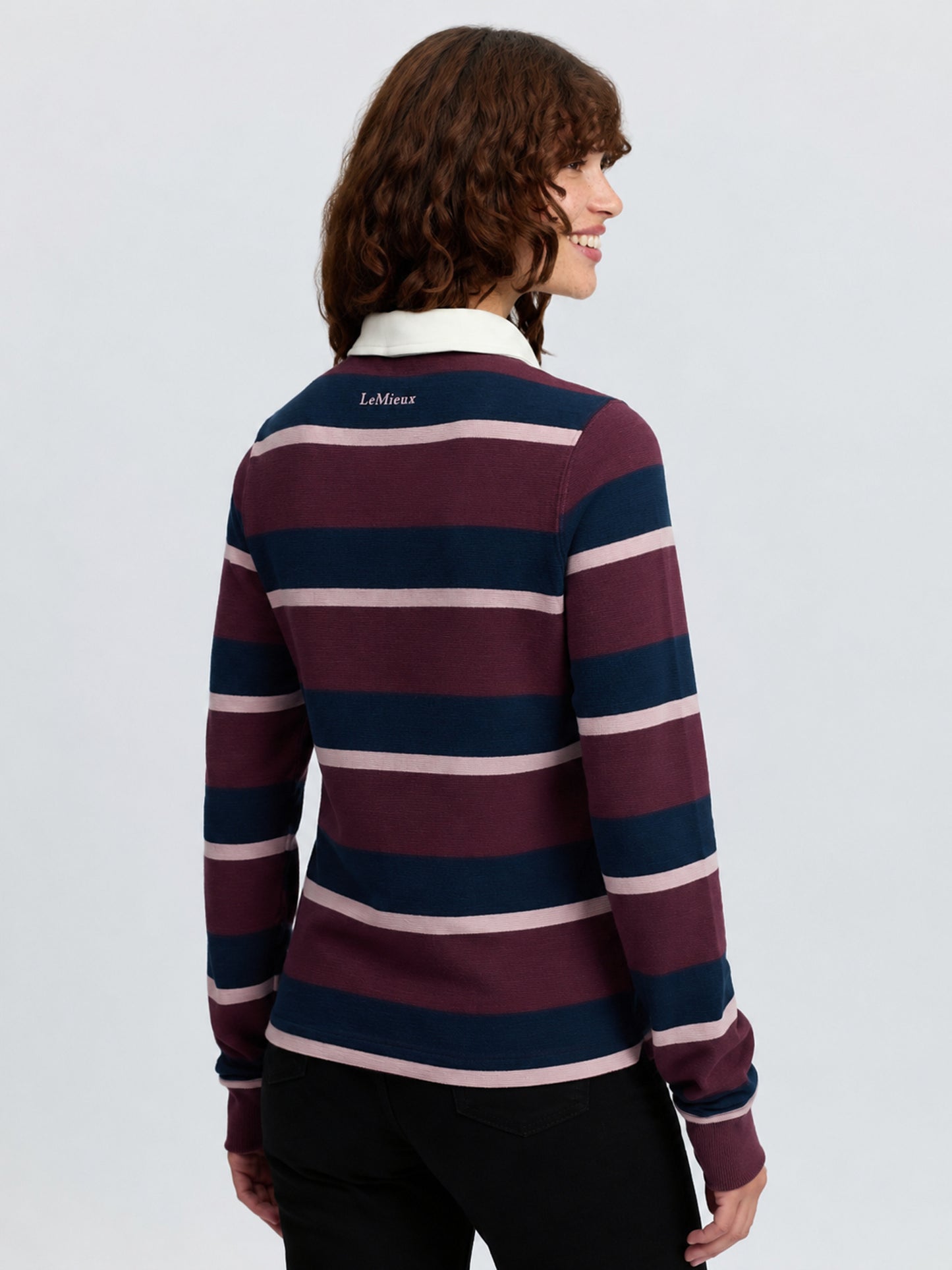 LeMieux AW26 Sloane Stripe Rugby Shirt