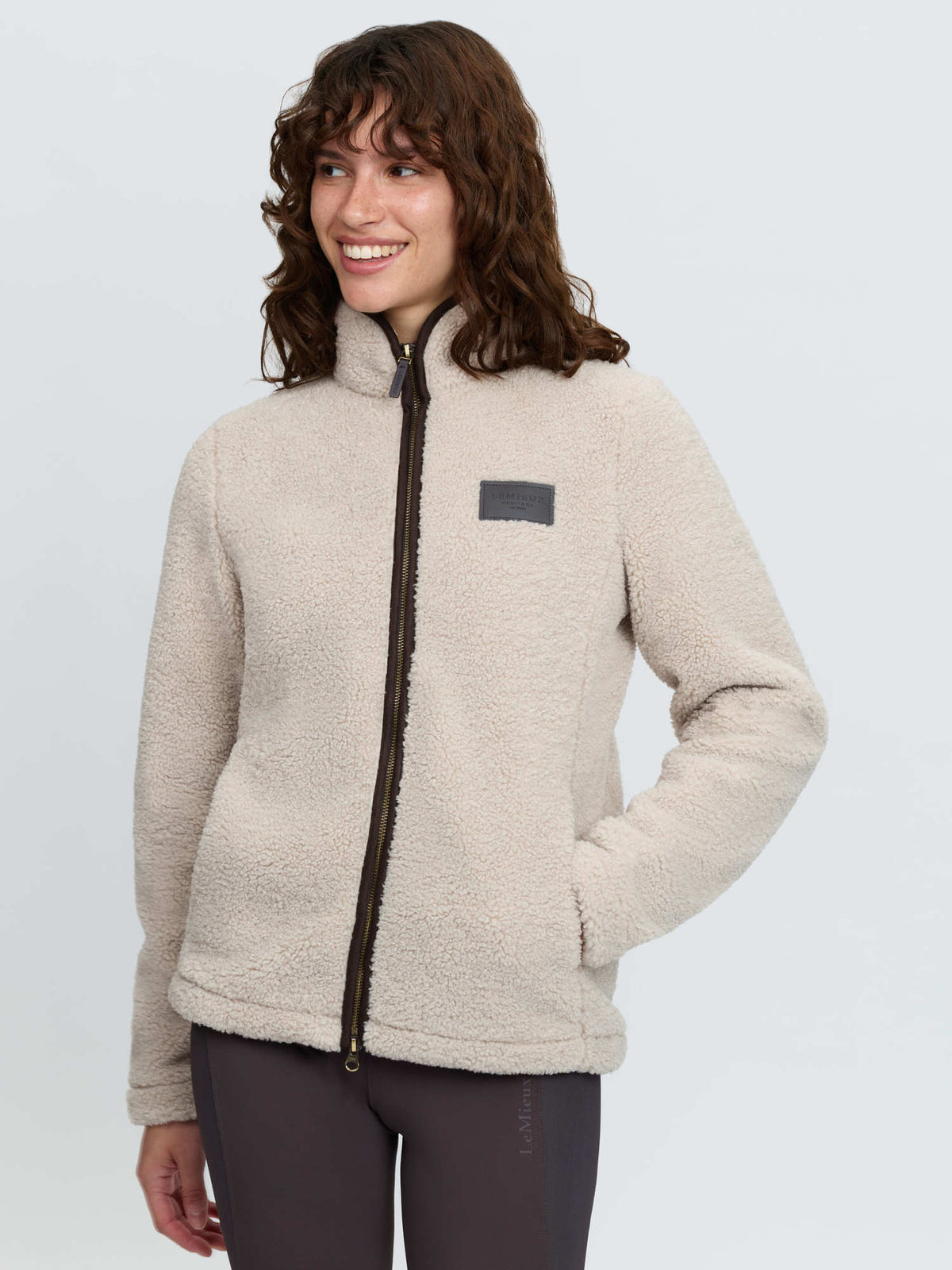 LeMieux AW26 Heritage Borg Zip Through Jacket