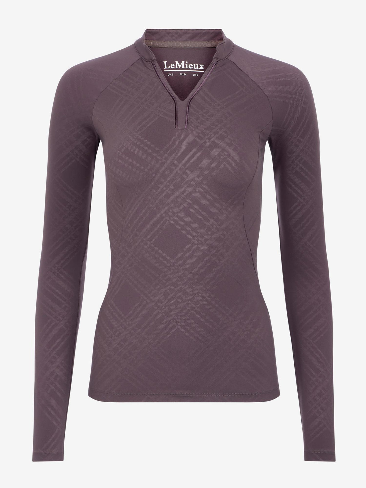 LeMieux AW26 Heritage Check Long Sleeve Base Layer