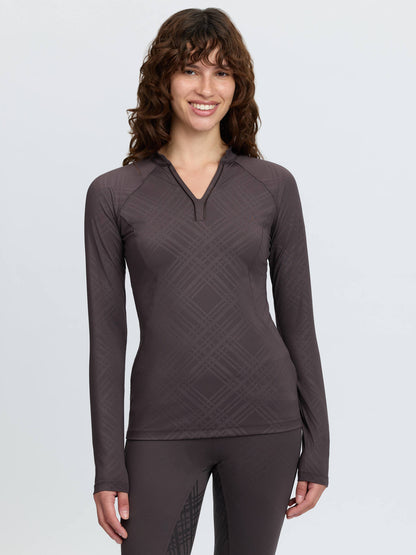 LeMieux AW26 Heritage Check Long Sleeve Base Layer