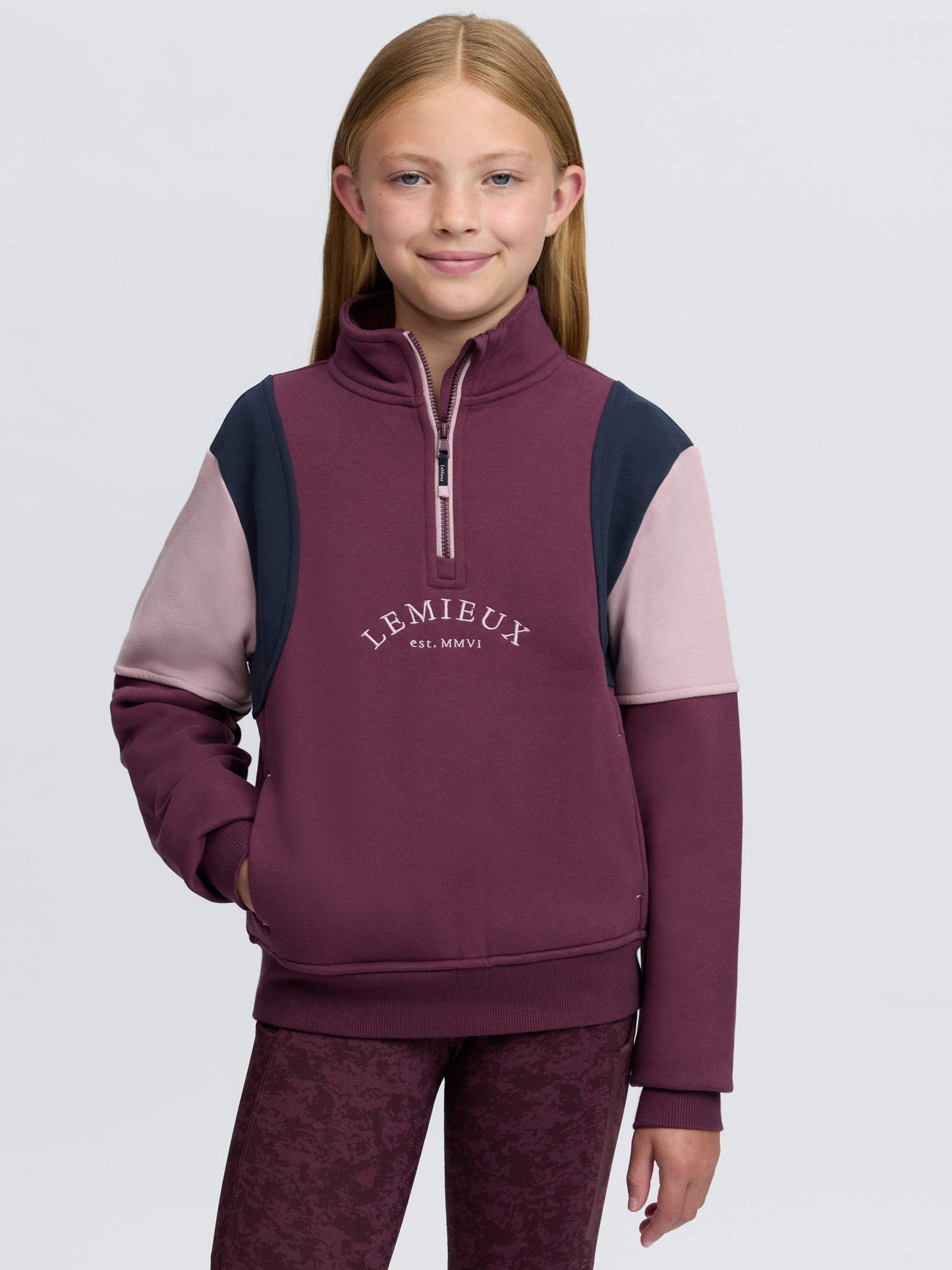 LeMieux AW26 Young Rider Viola Quarter Zip Sweat