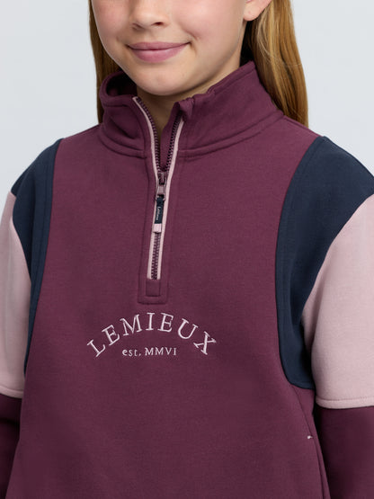 LeMieux AW26 Young Rider Viola Quarter Zip Sweat