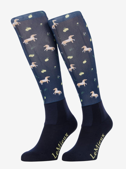 LeMieux AW26 Footsie Socks Lemon