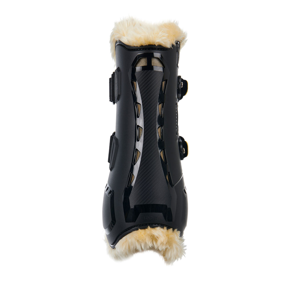 Equestro Tendon boots in polyurethane with synthetic lambskin