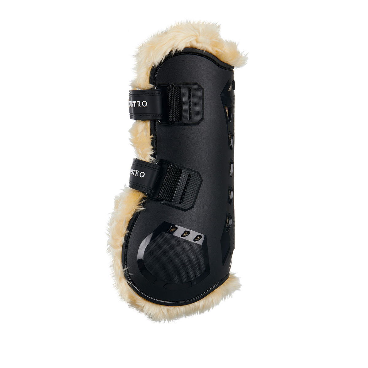Equestro Tendon boots in polyurethane with synthetic lambskin
