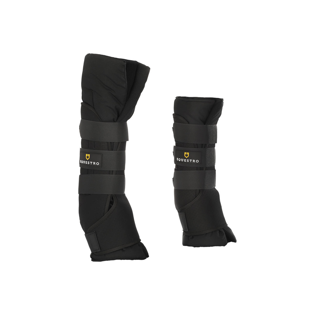 Equestro Padded stable boots with hook-and-loop closure