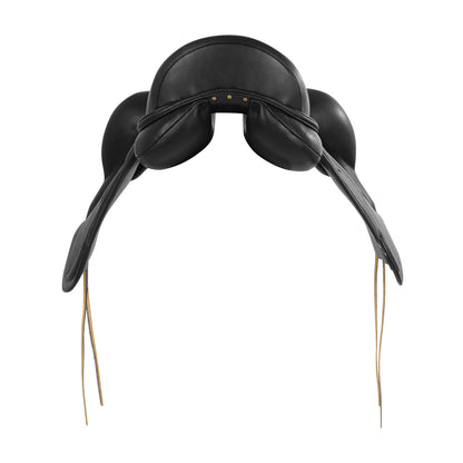 Equestro Dressage leather monoflap saddle