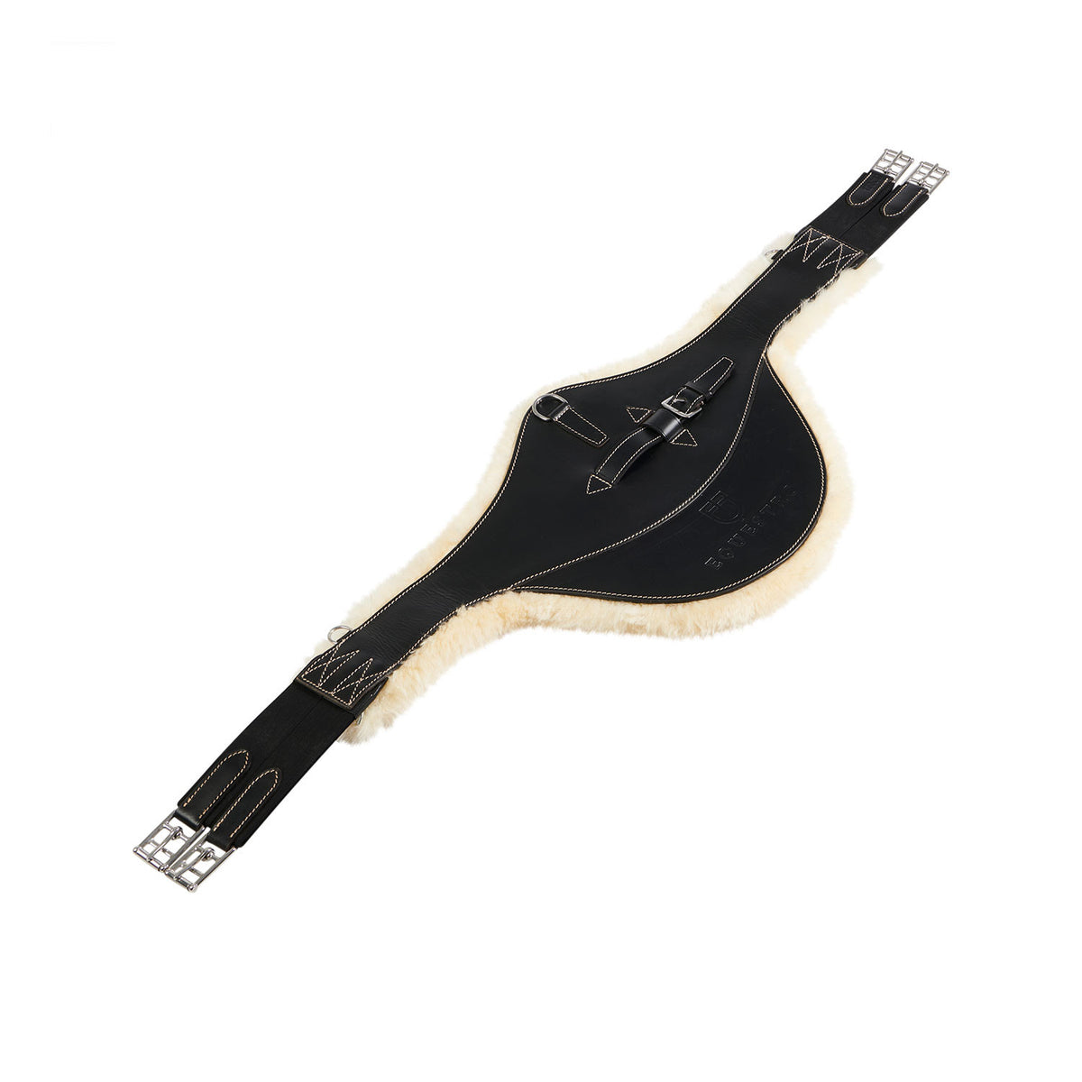 Equestro Jumping girth with belly guard for English saddle