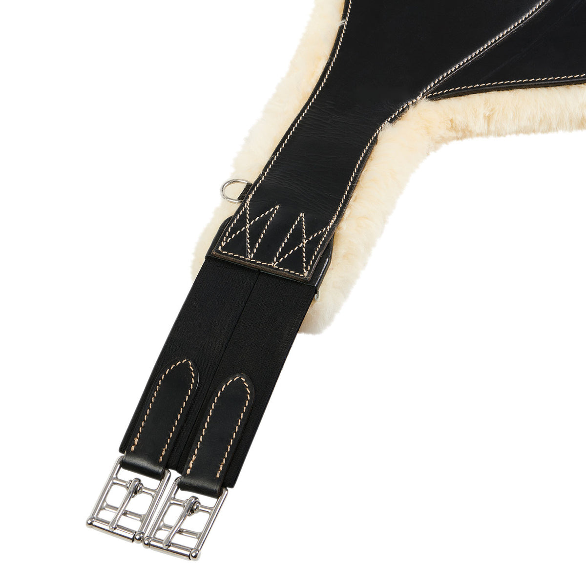 Equestro Jumping girth with belly guard for English saddle