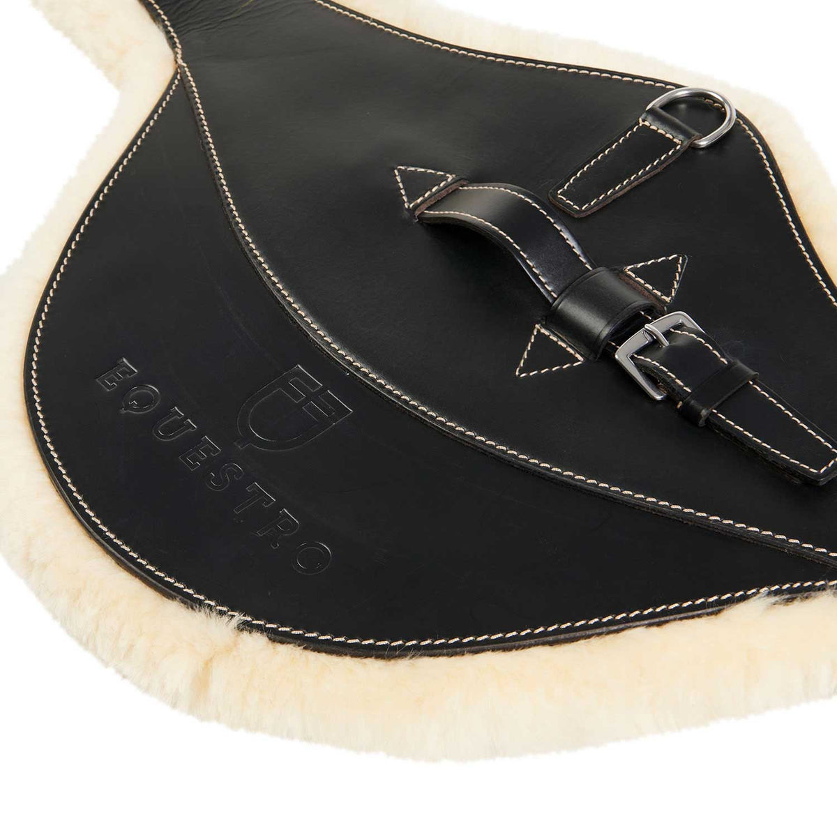 Equestro Jumping girth with belly guard for English saddle