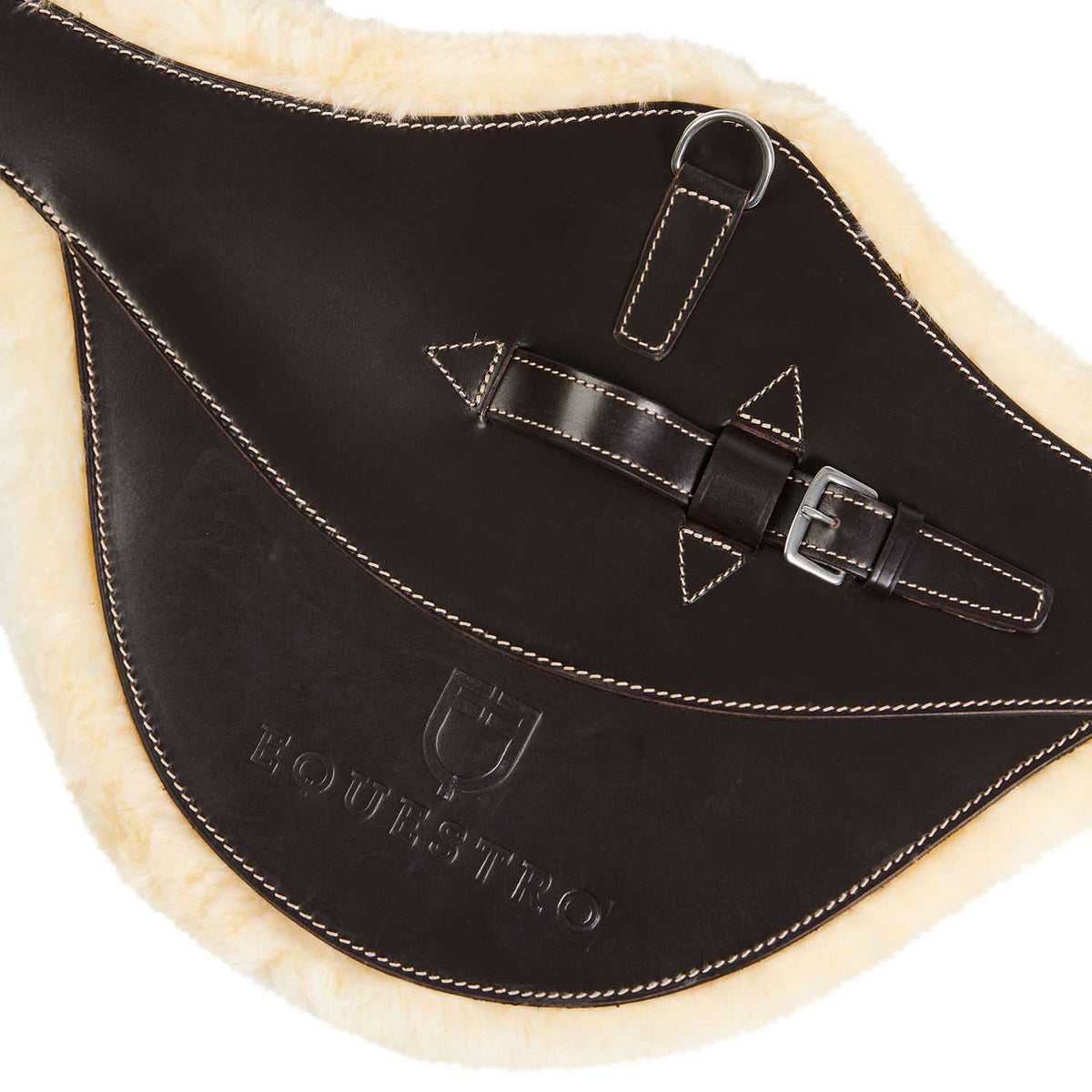 Equestro Jumping girth with belly guard for English saddle
