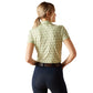 Ariat SS24 Womens Motif Short Sleeve Polo - Laurel Green Geo - XS