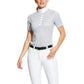 Ariat Womens Showstopper 2.0 Show Shirt - Pearl Grey - Extra Small