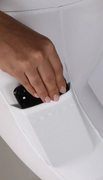 Aubrion Hudson Riding Tights - Beige - L