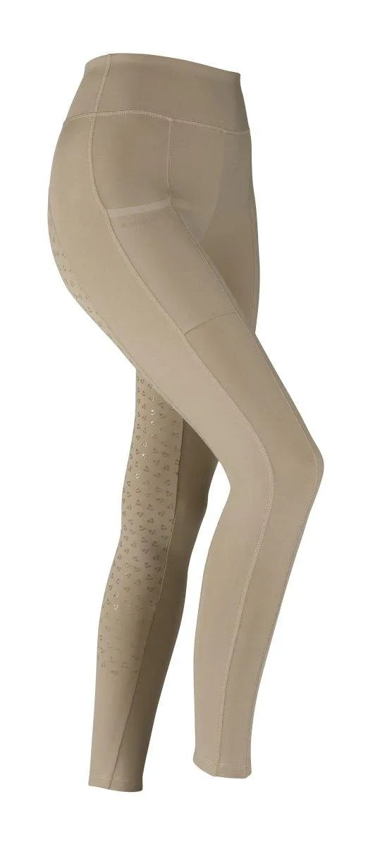 Aubrion Hudson Riding Tights - Beige - L