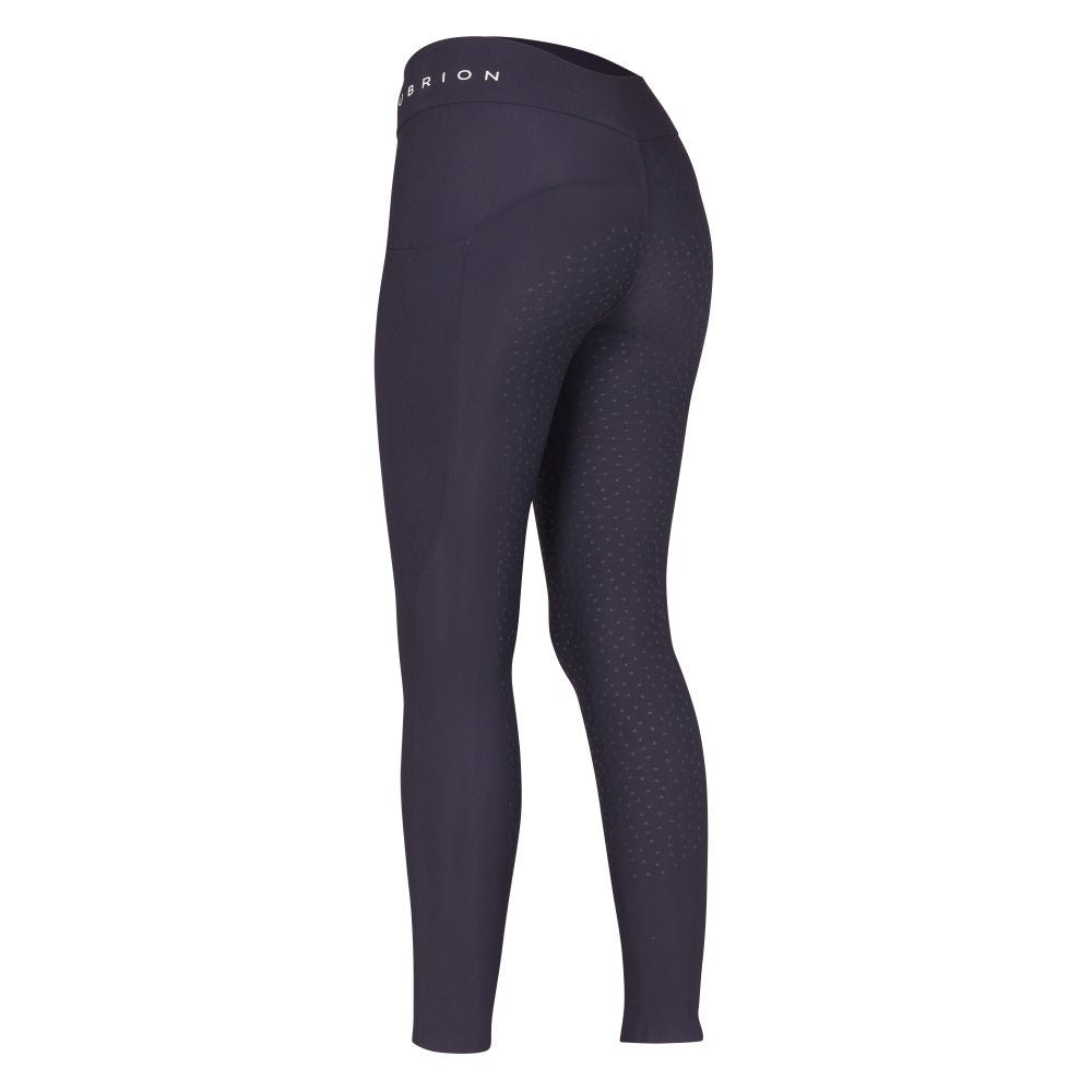 Aubrion SS24 Laminated Riding Tights - Navy - L