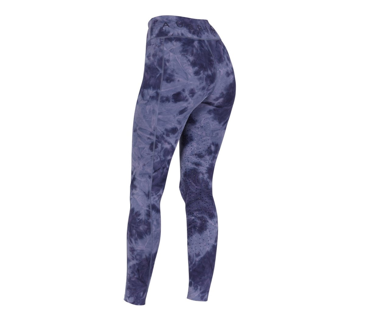Aubrion SS24 Non-Stop Riding Tights - Navy TyeDye - L